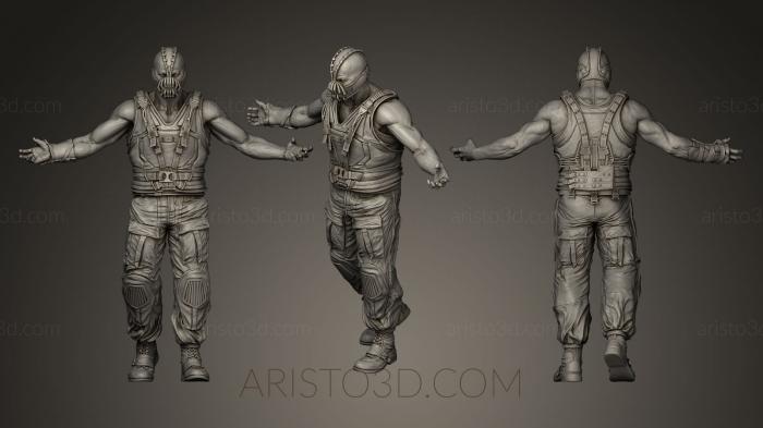 Figurines heroes, monsters and demons (STKM_0122) 3D model for CNC machine